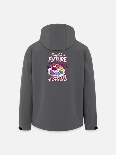 Art of the Future: Teaching Artists - Men’s Recycled Softshell Jacket by Stanley/Stella - black