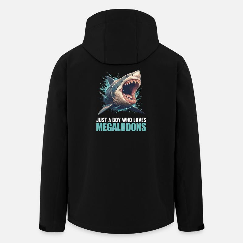 Megalodons Megalodon - Recycelte Männer Softshell-Jacke von Stanley/Stella - Schwarz