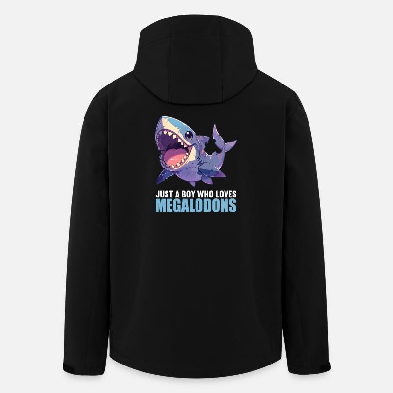 Megalodons Megalodon - Recycelte Männer Softshell-Jacke von Stanley/Stella - Schwarz