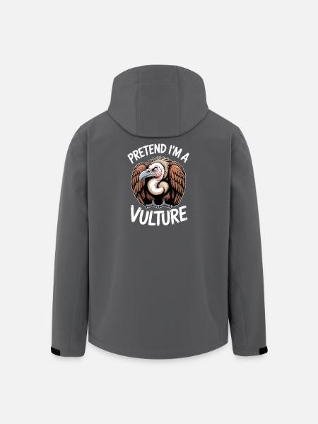 Vulture Sayings Vulture Funny Vulture Gift - Men’s Recycled Softshell Jacket by Stanley/Stella - black