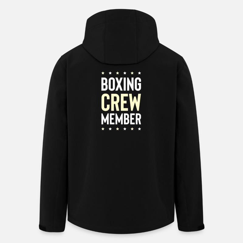 Équipe de boxe - Veste softshell homme en polyester recyclé Stanley/Stella - noir