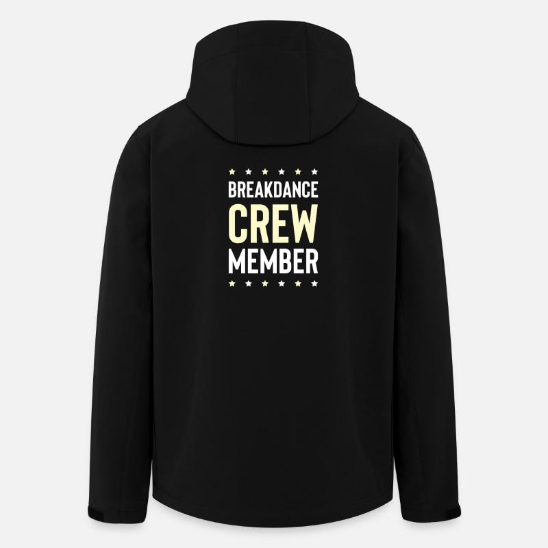 Breakdance Crew - Recycelte Männer Softshell-Jacke von Stanley/Stella - Schwarz