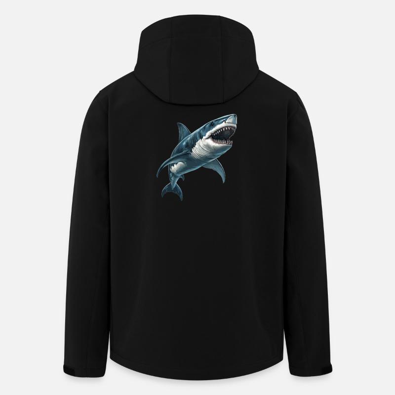 Sharks Shark - Men’s Recycled Softshell Jacket by Stanley/Stella - black