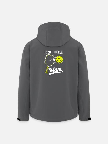 Pickleball Mom Funny Pickleball Player - Men’s Recycled Softshell Jacket by Stanley/Stella - black