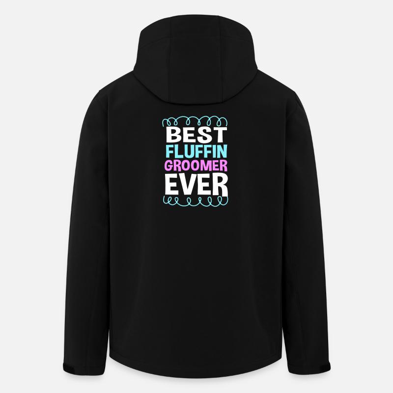 Hundefriseur - Recycelte Männer Softshell-Jacke von Stanley/Stella - Schwarz