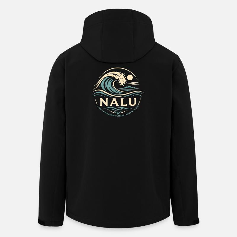 Nalu Ocean Flow - Men’s Recycled Softshell Jacket by Stanley/Stella - black