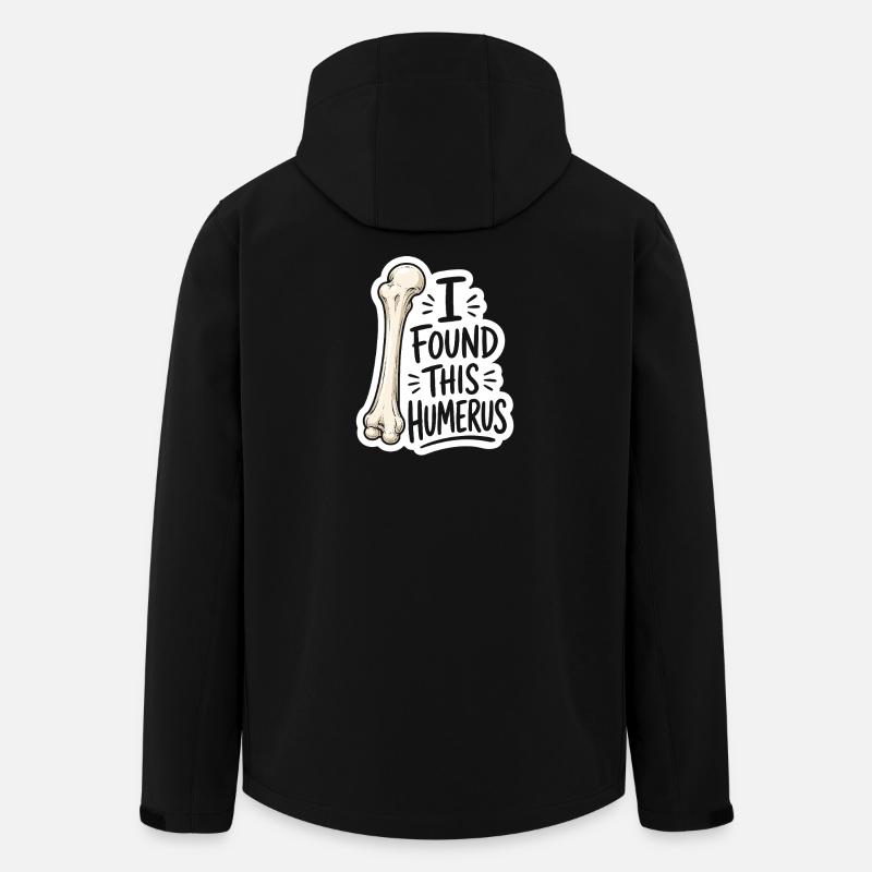 Humerus Discovery Sticker - Men’s Recycled Softshell Jacket by Stanley/Stella - black