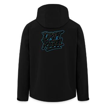 Drift Rebel disant Camouflage Motorsport - Veste softshell homme en polyester recyclé Stanley/Stella - noir - Dos - AI Model Male 185 light (185cm)