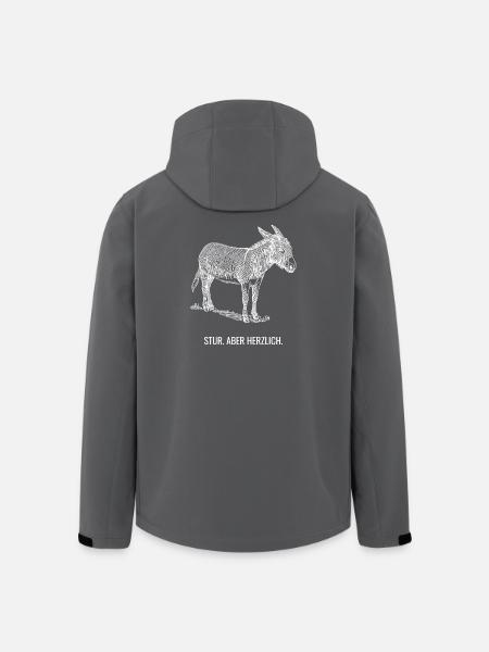 Stur. Aber herzlich. - Recycelte Männer Softshell-Jacke von Stanley/Stella - Schwarz