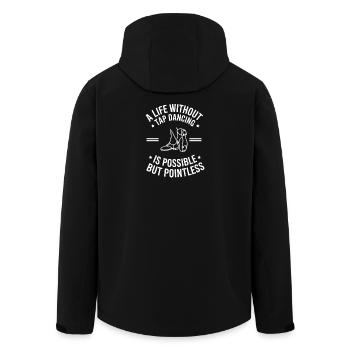Cadeau de claquettes Tap Dancer - Veste softshell homme en polyester recyclé Stanley/Stella - noir - Dos - AI Model Male 185 light (185cm)