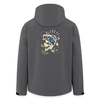 meilleur pécheur papa - Veste softshell homme en polyester recyclé Stanley/Stella - noir - Dos - AI Model Male 185 light (185cm)
