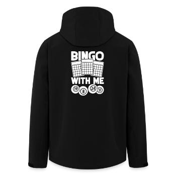 Bingo Player Bingo With Me Bingo - Veste softshell homme en polyester recyclé Stanley/Stella - noir - Dos - AI Model Male 185 light (185cm)