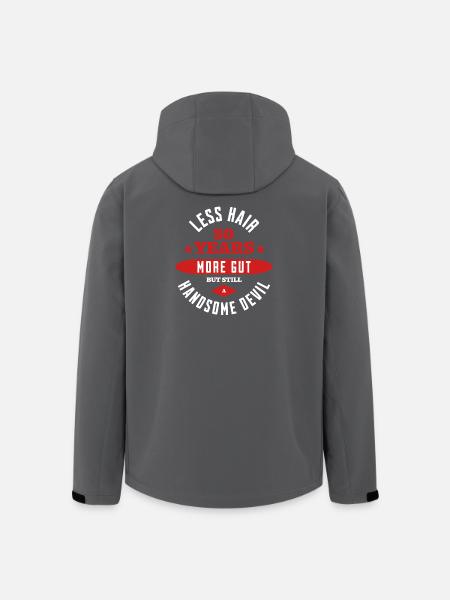 50e anniversaire Devil - Veste softshell homme en polyester recyclé Stanley/Stella - noir
