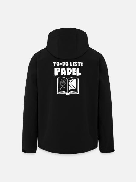 To_Do_List_Padel - Recycelte Männer Softshell-Jacke von Stanley/Stella - Schwarz