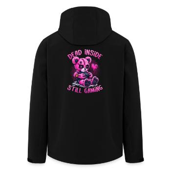 Pastel Goth Soft Goth Gaming Gamer - Men’s Recycled Softshell Jacket by Stanley/Stella - black - Back - AI Model Male 185 light (185cm)