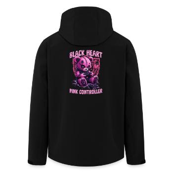 Pastel Goth Soft Goth Gaming Gamer - Men’s Recycled Softshell Jacket by Stanley/Stella - black - Back - AI Model Male 185 light (185cm)