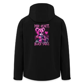 Pastel Goth Soft Goth Gaming Gamer - Men’s Recycled Softshell Jacket by Stanley/Stella - black - Back - AI Model Male 185 light (185cm)