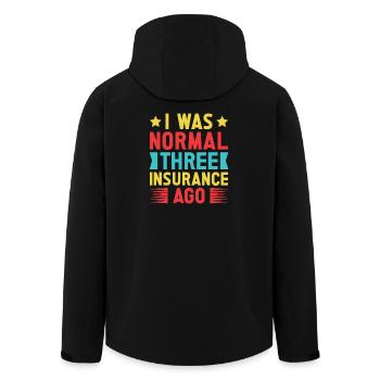 Agent d’assurance normal il y a trois ans Drôle d’assurance - Veste softshell homme en polyester recyclé Stanley/Stella - noir - Dos - AI Model Male 185 light (185cm)