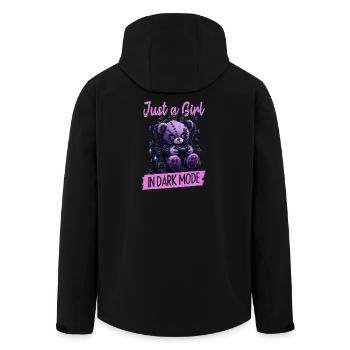 Pastel Goth Soft Goth Gaming Gamer - Men’s Recycled Softshell Jacket by Stanley/Stella - black - Back - AI Model Male 185 light (185cm)