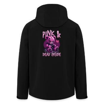Pastel Goth Soft Goth Gaming Gamer - Men’s Recycled Softshell Jacket by Stanley/Stella - black - Back - AI Model Male 185 light (185cm)