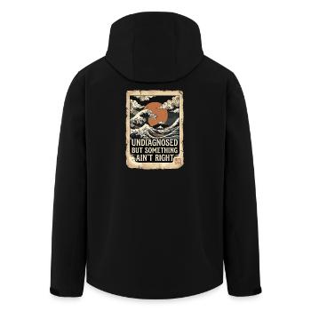 Ce n’est pas diagnostiqué, mais quelque chose ne va pas - Veste softshell homme en polyester recyclé Stanley/Stella - noir - Dos - AI Model Male 185 light (185cm)