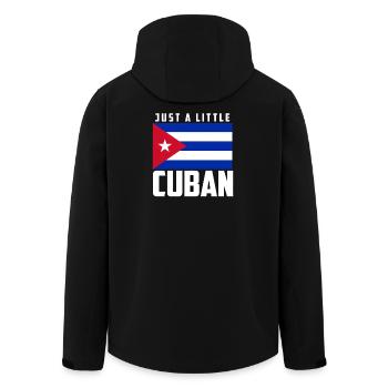 Juste un peu de drapeau cubain, de la fierté cubaine - Veste softshell homme en polyester recyclé Stanley/Stella - noir - Dos - AI Model Male 185 light (185cm)
