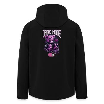 Pastel Goth Soft Goth Gaming Gamer - Men’s Recycled Softshell Jacket by Stanley/Stella - black - Back - AI Model Male 185 light (185cm)
