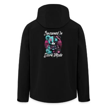 Pastel Goth Soft Goth Gaming Gamer - Men’s Recycled Softshell Jacket by Stanley/Stella - black - Back - AI Model Male 185 light (185cm)