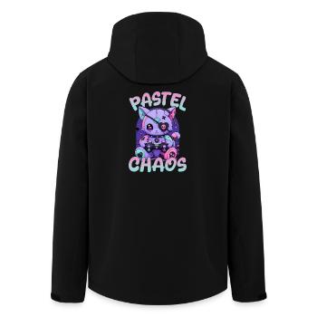 Pastel Goth Soft Goth Gaming Gamer - Men’s Recycled Softshell Jacket by Stanley/Stella - black - Back - AI Model Male 185 light (185cm)