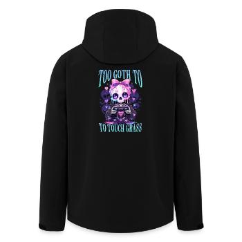 Pastel Goth Soft Goth Gaming Gamer - Men’s Recycled Softshell Jacket by Stanley/Stella - black - Back - AI Model Male 185 light (185cm)