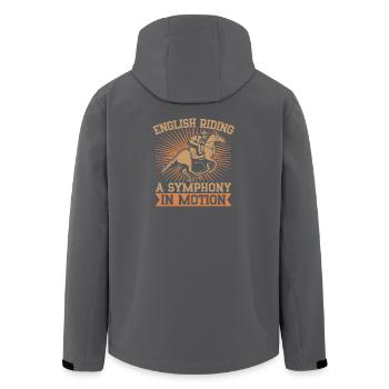 Cavalier de Cavalier de Cavalier SYmphony In Motion Anglais - Veste softshell homme en polyester recyclé Stanley/Stella - noir - Dos - AI Model Male 185 light (185cm)
