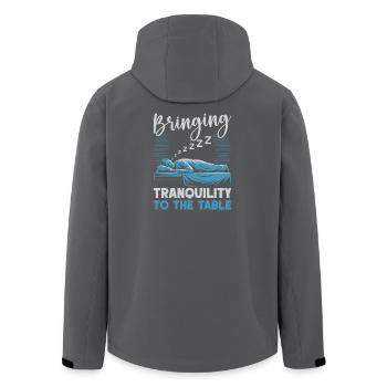 Anesthésiste Tranquility The Table Anesthesia - Veste softshell homme en polyester recyclé Stanley/Stella - noir - Dos - AI Model Male 185 light (185cm)