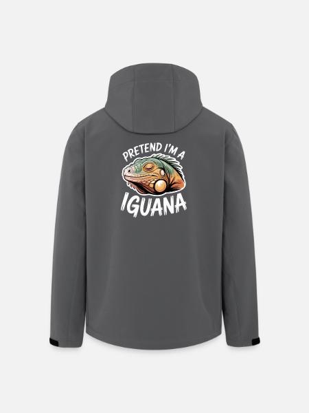 Iguanas Sayings Iguanas Funny Iguanas Gift - Men’s Recycled Softshell Jacket by Stanley/Stella - black