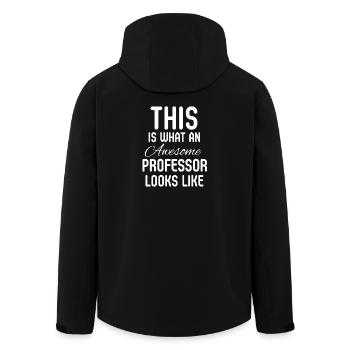 Voilà à quoi ressemble un professeur génial - Veste softshell homme en polyester recyclé Stanley/Stella - noir - Dos - AI Model Male 185 light (185cm)