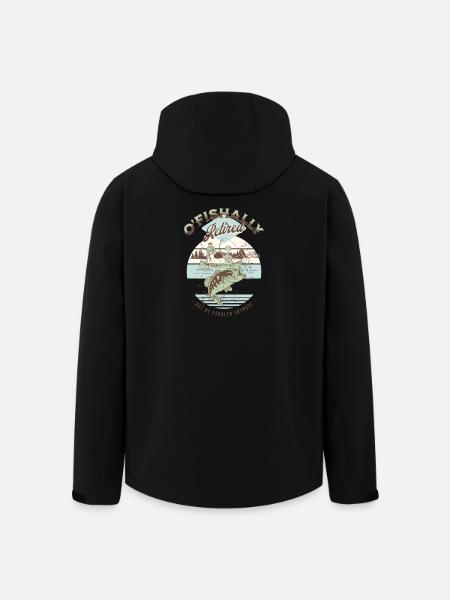 Altersangel-Ruhestand - Recycelte Männer Softshell-Jacke von Stanley/Stella - Schwarz