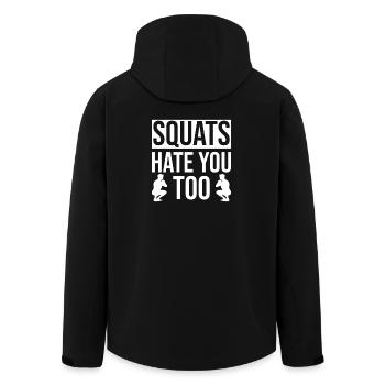 Les accros à la salle de sport détestent aussi la calistnie - Veste softshell homme en polyester recyclé Stanley/Stella - noir - Dos - AI Model Male 185 light (185cm)