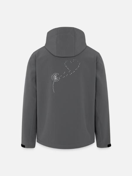Dandelion Dandelion - Men’s Recycled Softshell Jacket by Stanley/Stella - black