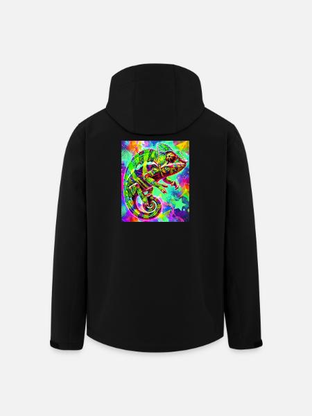chameleon - Men’s Recycled Softshell Jacket by Stanley/Stella - black