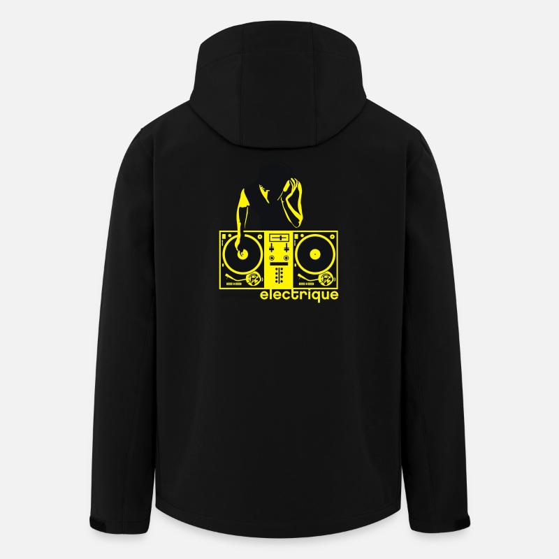 discotheque electrique - Recycelte Männer Softshell-Jacke von Stanley/Stella - Schwarz