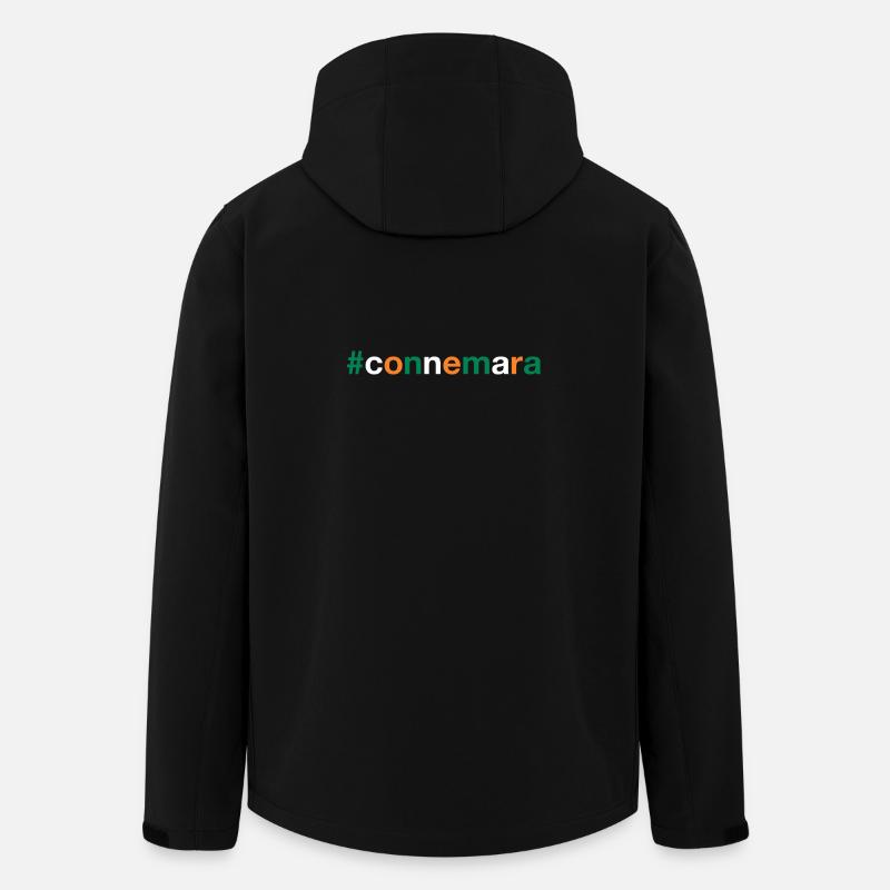 CONNEMARA Irish flag - Recycelte Männer Softshell-Jacke von Stanley/Stella - Schwarz