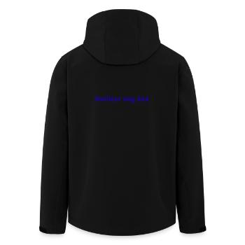 Meilleur_dog_dad - Veste softshell homme en polyester recyclé Stanley/Stella - noir - Dos - AI Model Male 185 light (185cm)