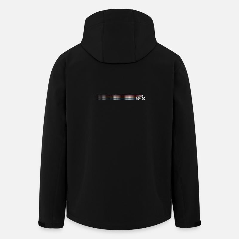 VTT Rétro - Veste softshell homme en polyester recyclé Stanley/Stella - noir