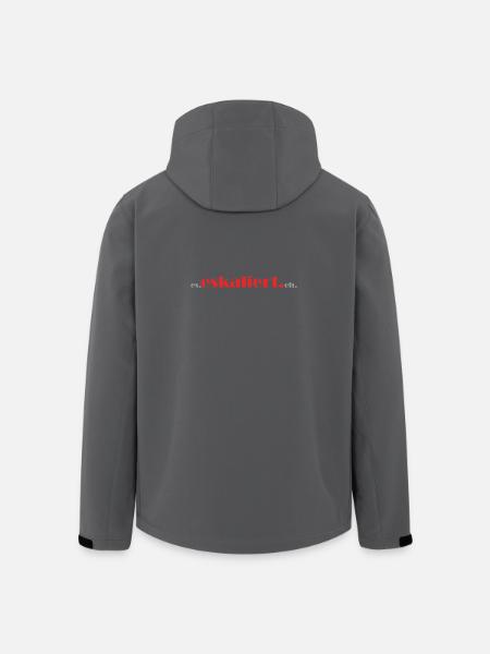 it. escalates. anyway. - Men’s Recycled Softshell Jacket by Stanley/Stella - black