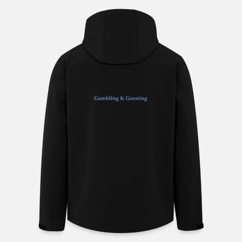 Gambling & Gooning - Men’s Recycled Softshell Jacket by Stanley/Stella - black