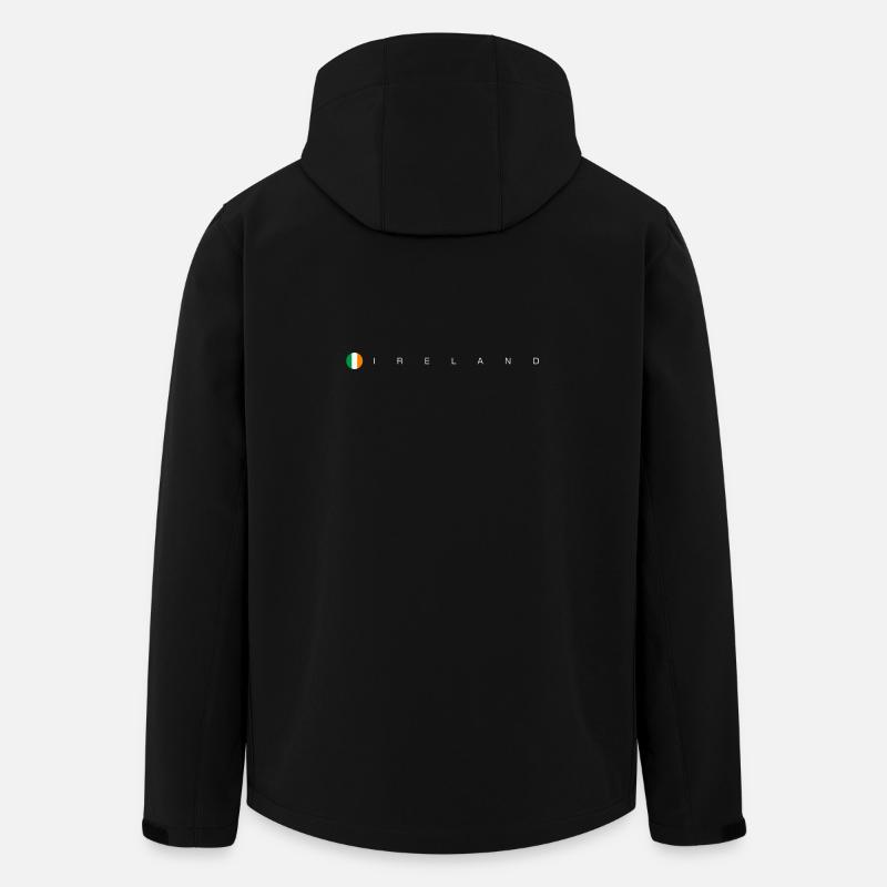 Flagge Irlands - Recycelte Männer Softshell-Jacke von Stanley/Stella - Schwarz