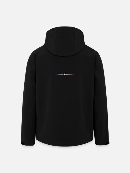 French flag - Men’s Recycled Softshell Jacket by Stanley/Stella - black