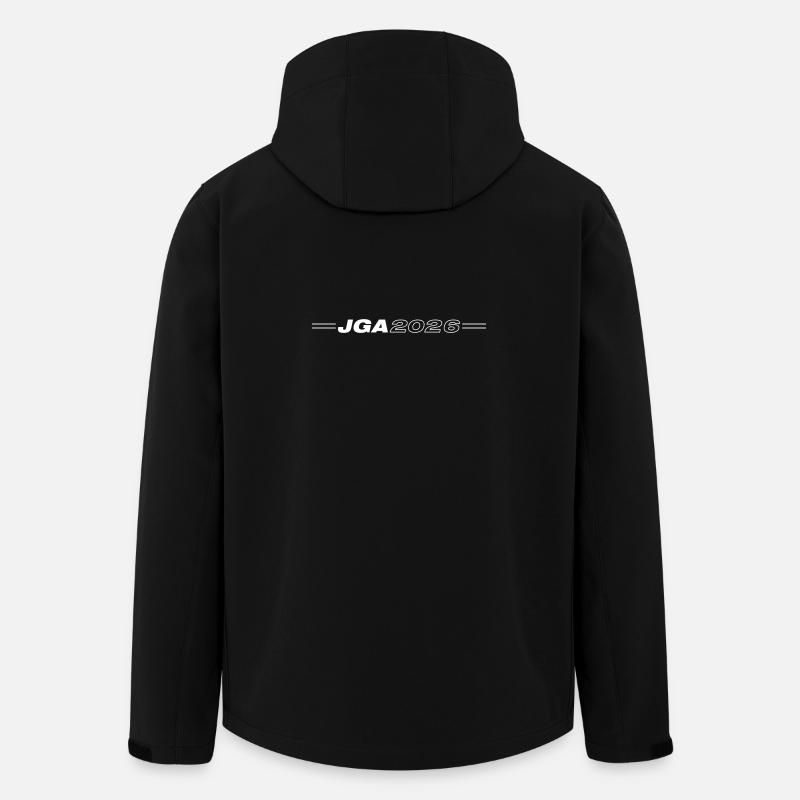 Jga 2026 Junggesellenabschied - Recycelte Männer Softshell-Jacke von Stanley/Stella - Schwarz