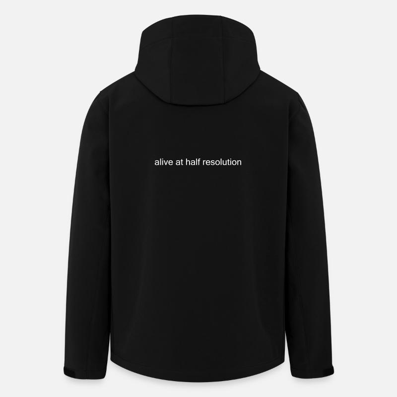Vivant à demi-résolution - Veste softshell homme en polyester recyclé Stanley/Stella - noir