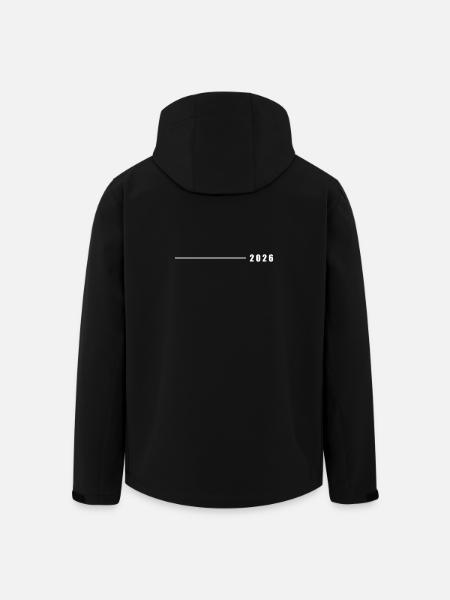 2026 Line - Men’s Recycled Softshell Jacket by Stanley/Stella - black