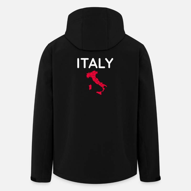Most Traditional Italy Souvenir - Men’s Recycled Softshell Jacket by Stanley/Stella - black